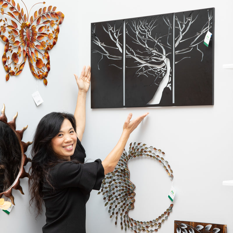 Laser cut Metal Tree Wall Decor,phl325