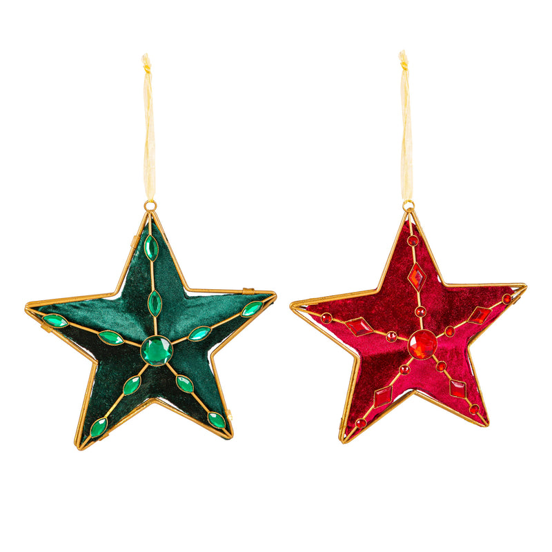 6" Metal Star Ornament,phl408