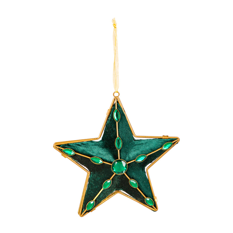 6" Metal Star Ornament,phl408