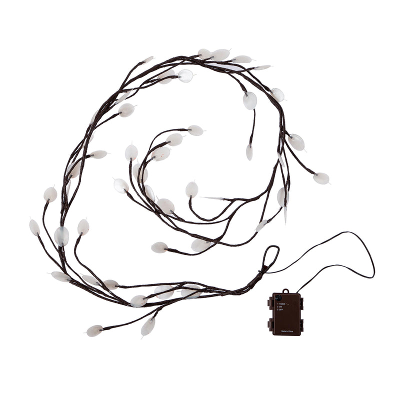 Indoor/Outdoor LED Silver Dollar Garland