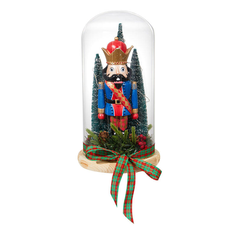 Lighted Nutcracker Cloche,phl440