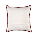 Indoor/Outdoor  Hooked Polypropylene Mushroom Umbrella Throw Pillow 18"x18"