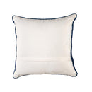 Indoor/Outdoor  Hooked Polypropylene Birds in Branches Throw Pillow 18"x18"