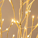 Season to Sparkle Tree LED Indoor/Outdoor Lighted Fence with 175 Lights, Including 5 Trees, 4.5"H