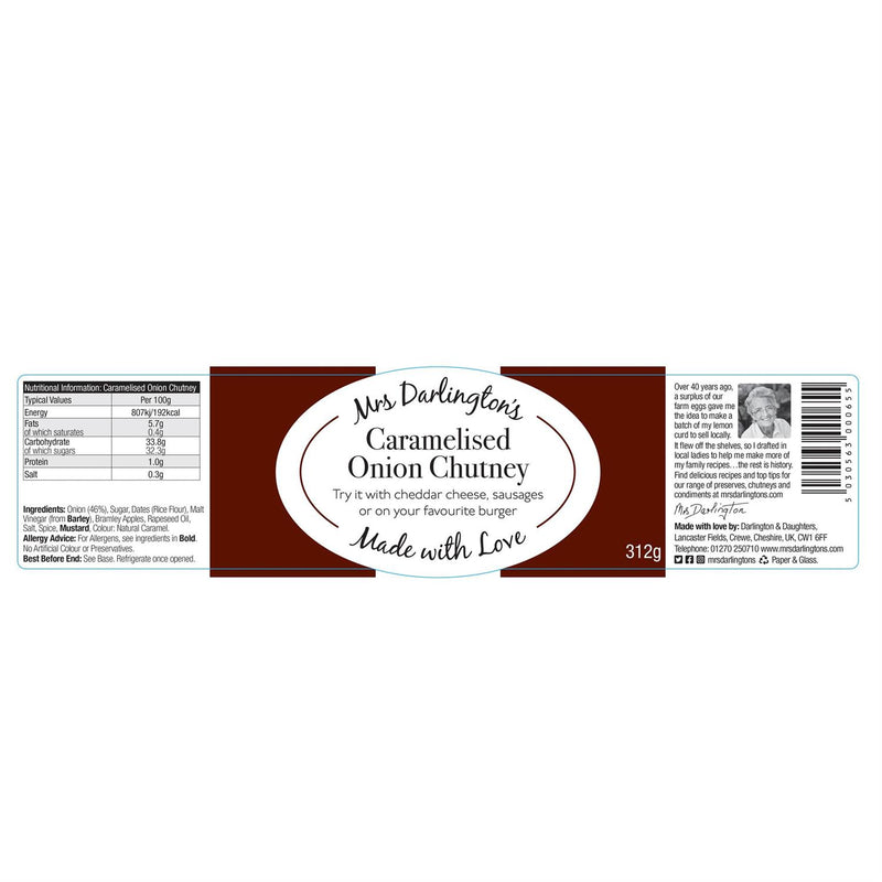 Caramelised Onion Chutney,10.97oz