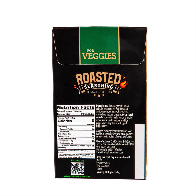Roasted Seasoning For Veggies