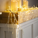 Indoor/Outdoor Birch Lighted Garland with 48  Lights Battery Operated, 6'L