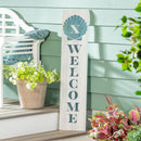 Coastal Porch Leaner Shell Monogram 46" X X
