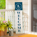 Coastal Porch Leaner Nautical Monogram 46" L L