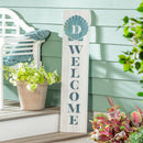 Coastal Porch Leaner Shell Monogram 46" D D