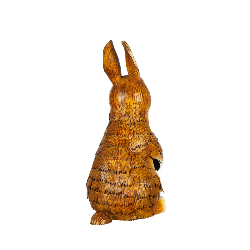 PAIR METAL RABBITS,q56079