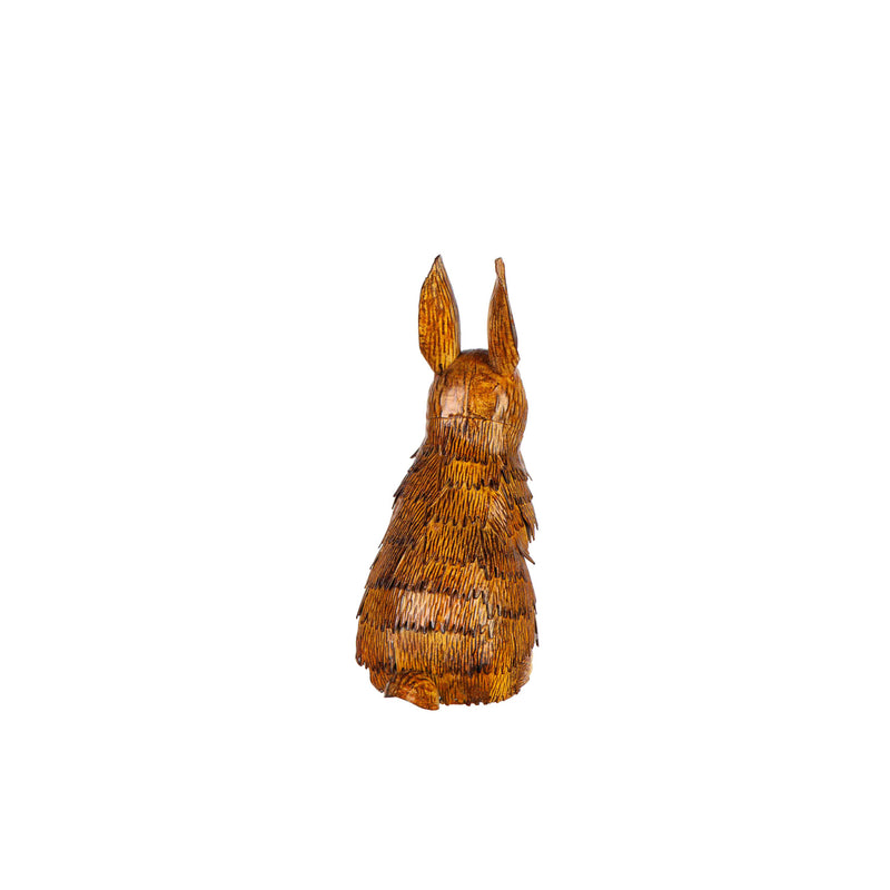 PAIR METAL RABBITS,q56079