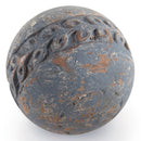 Napa Home Garden,  CHATEAUX 6" CARVED WD GARLAND ORB,ra208