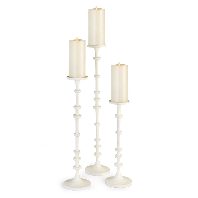 NAPA Home & Garden, ABACUS CANDLE STANDS, SET OF 3,RB236WH