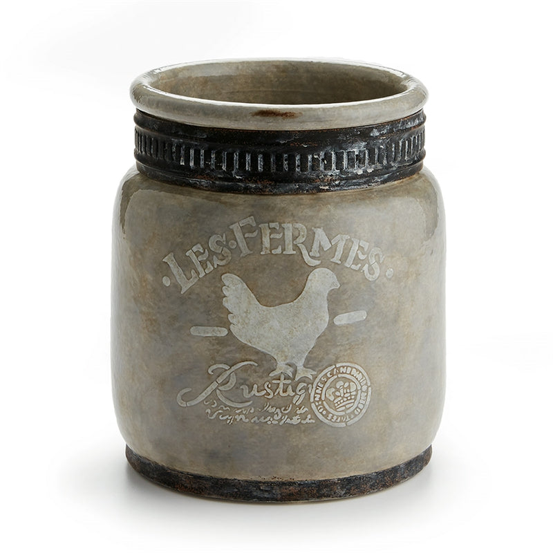 Napa Home Garden,  LES FERMES 8.5" JAR,rc257