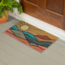 Southwest Sunrise PVC Trapper Mat, Landscape, 28"x16"