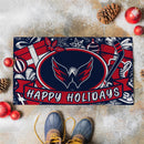 Washington Capitals Holiday PVC Mat, 28"x16"