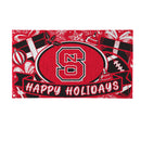North Carolina State University Holiday PVC Mat, 28"x16"