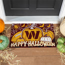 Washington Commanders Halloween PVC Mat, 28"x16"