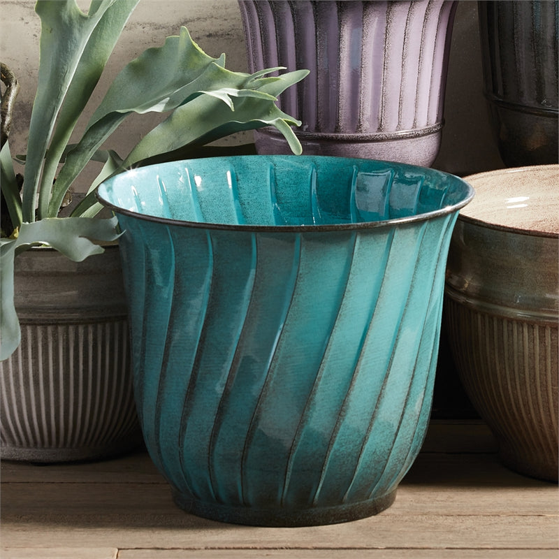 Napa Home Garden, LEILANI POTS ,SET OF 3 BLUE,rv401bl