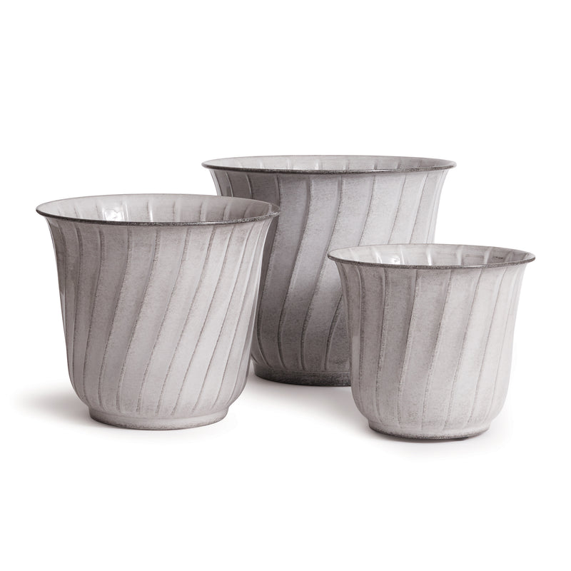 NAPA Home & Garden, LEILANI POTS, SET OF 3,RV401WH