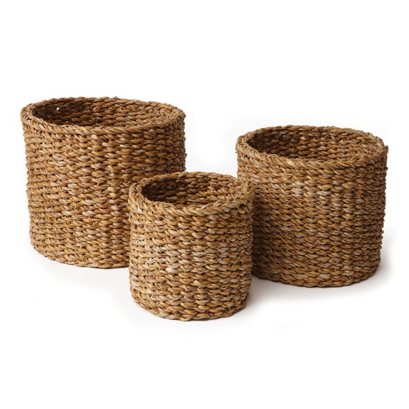 Napa Home Garden, SEAGRASS MINI ROUND BASKETS ,SET OF 3,sg2001