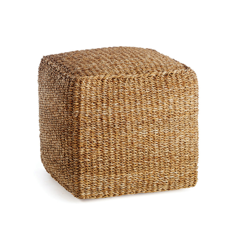 NAPA Home & Garden, SEAGRASS SQUARE POUF,SG2033