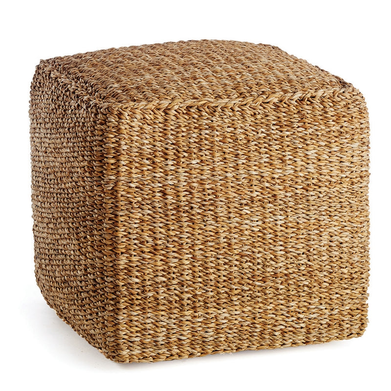 Napa Home Garden, SEAGRASS SQUARE POUF,sg2033