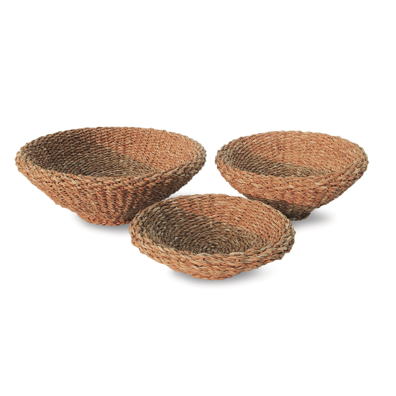 NAPA Home & Garden, SEAGRASS SHALLOW TAPERED BASKETS, SET OF 3,SG403