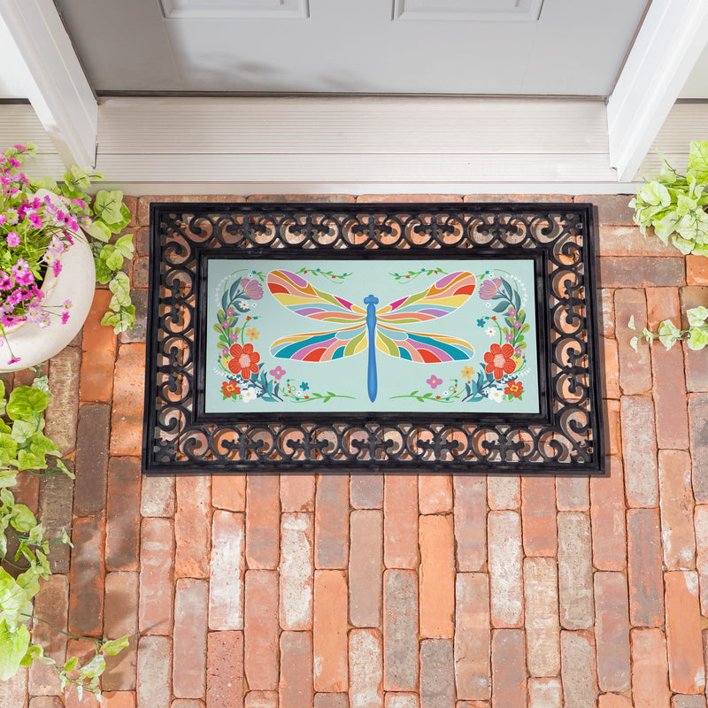 Colorful Dragonfly Sassafras Switch Mat