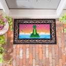 Meditating Summer Frog Sassafras Switch Mat