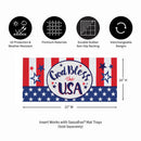 Bless The USA Bow Sassafras Switch Mat