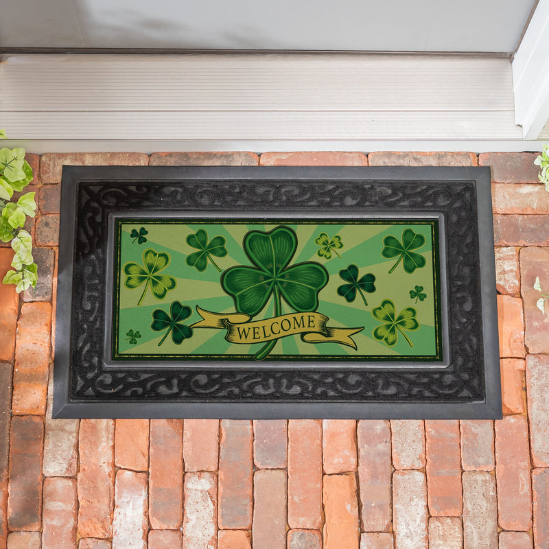 St Patrick's Days Shamrock Sassafras Switch Mat