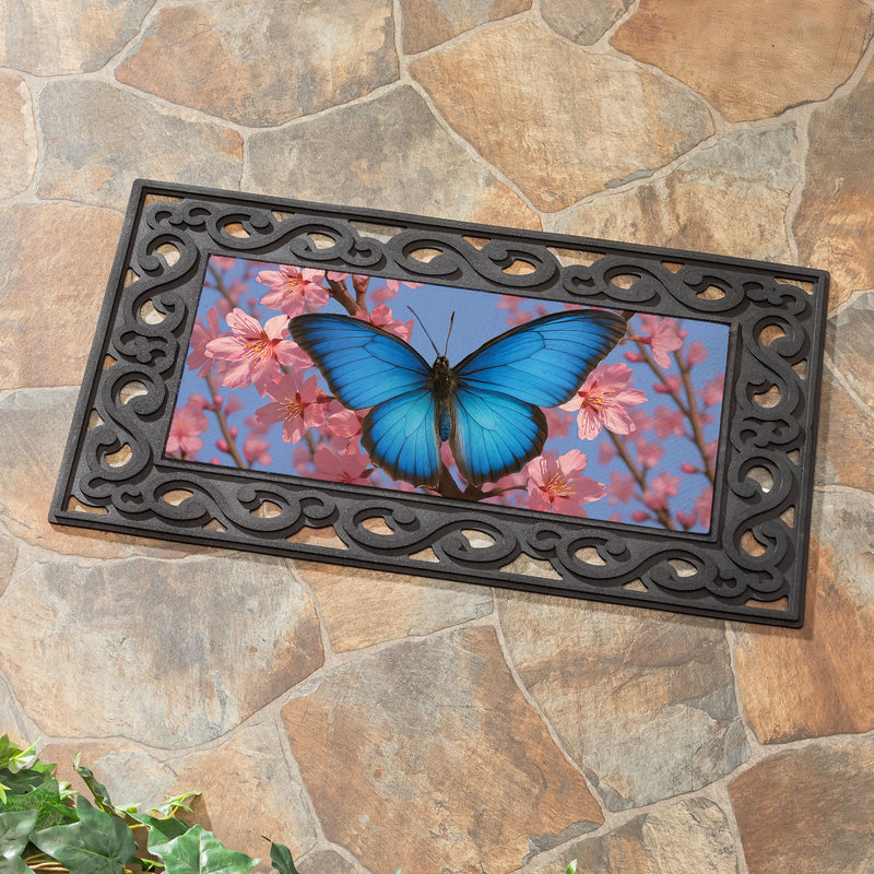 Butterfly and Cherry Blossom Delight Sassafras Switch Mat