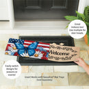 Patriotic Butterfly Sassafras Switch Mat