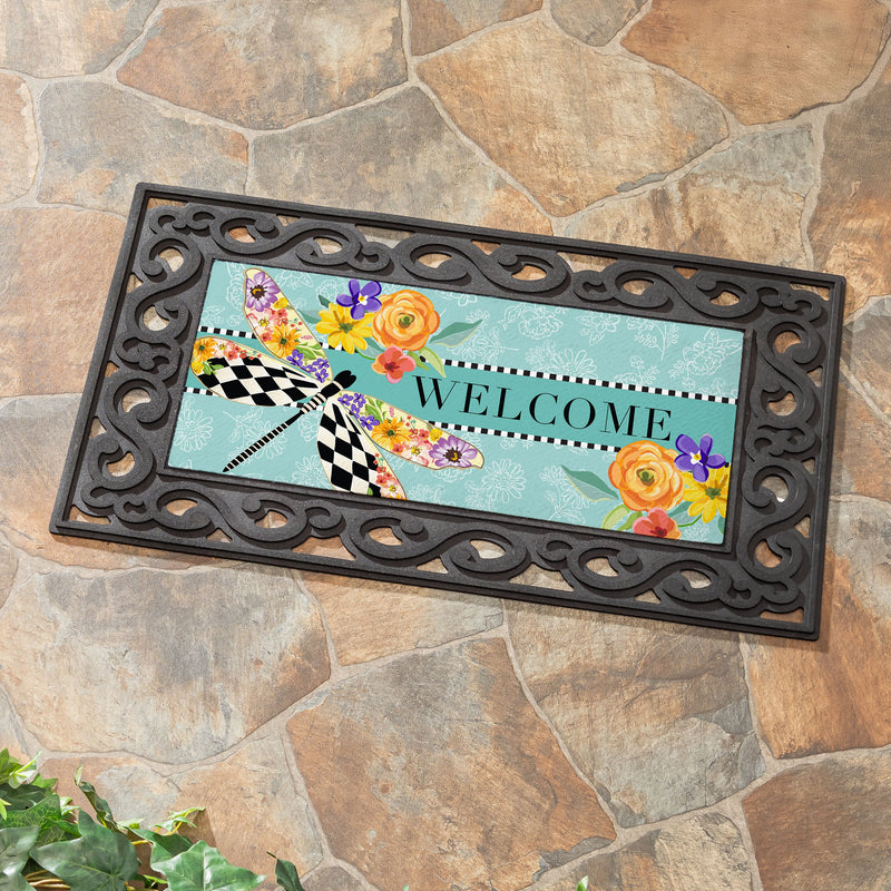 Courtly Check Dragonfly Sassafras Switch Mat