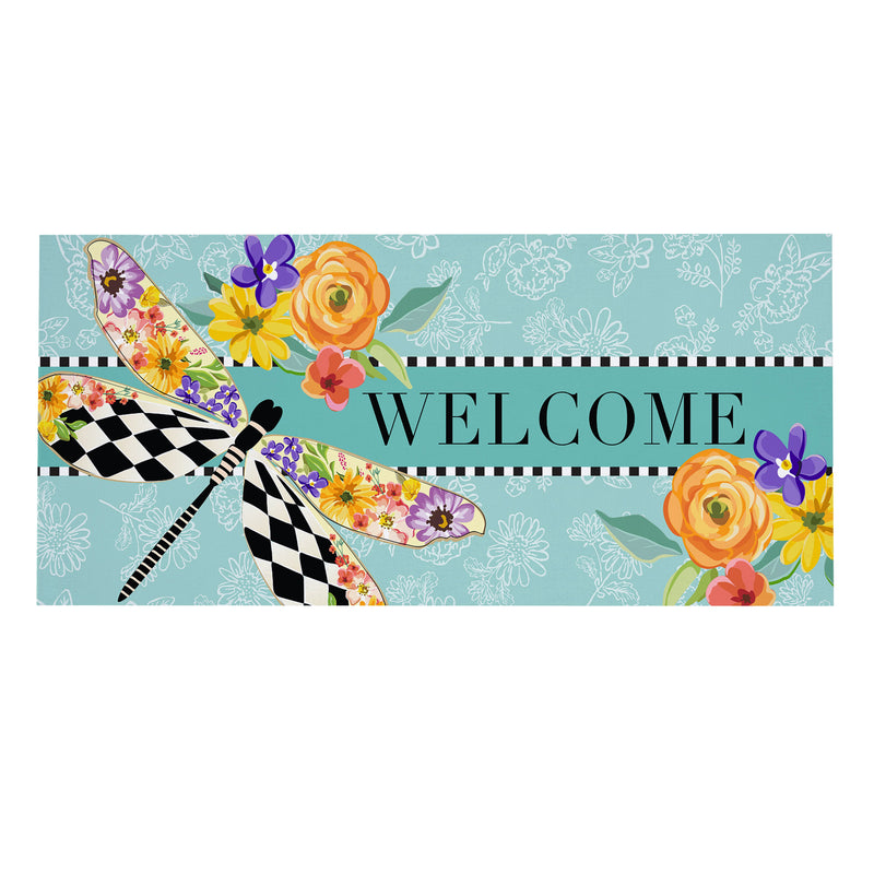 Courtly Check Dragonfly Sassafras Switch Mat