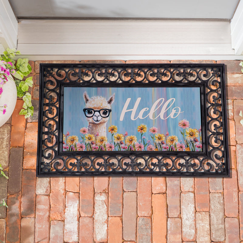 Floral Llama Sassafras Switch Mat