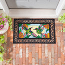 Stained Glass Hummingbirds Sassafras Switch Mat