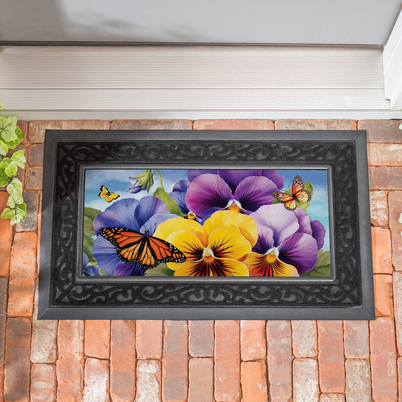Pansies & Butterflies Sassafras Switch Mat