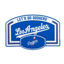 Los Angeles Dodgers USA Embossed Steel Wall Sign, 11" x 17"