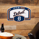 Detroit Tigers USA Embossed Steel Wall Sign, 11" x 17"