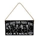 Los Angeles Kings Halloween Wood Wall Sign, 6x11