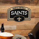 New Orleans Saints USA Embossed Steel Wall Sign, 11" x 17"