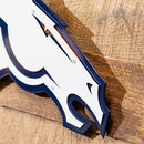 Denver Broncos Layered Metal Wall Art