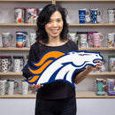 Denver Broncos Layered Metal Wall Art