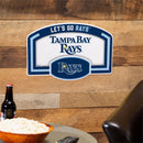 Tampa Bay Rays USA Embossed Steel Wall Sign, 11" x 17"