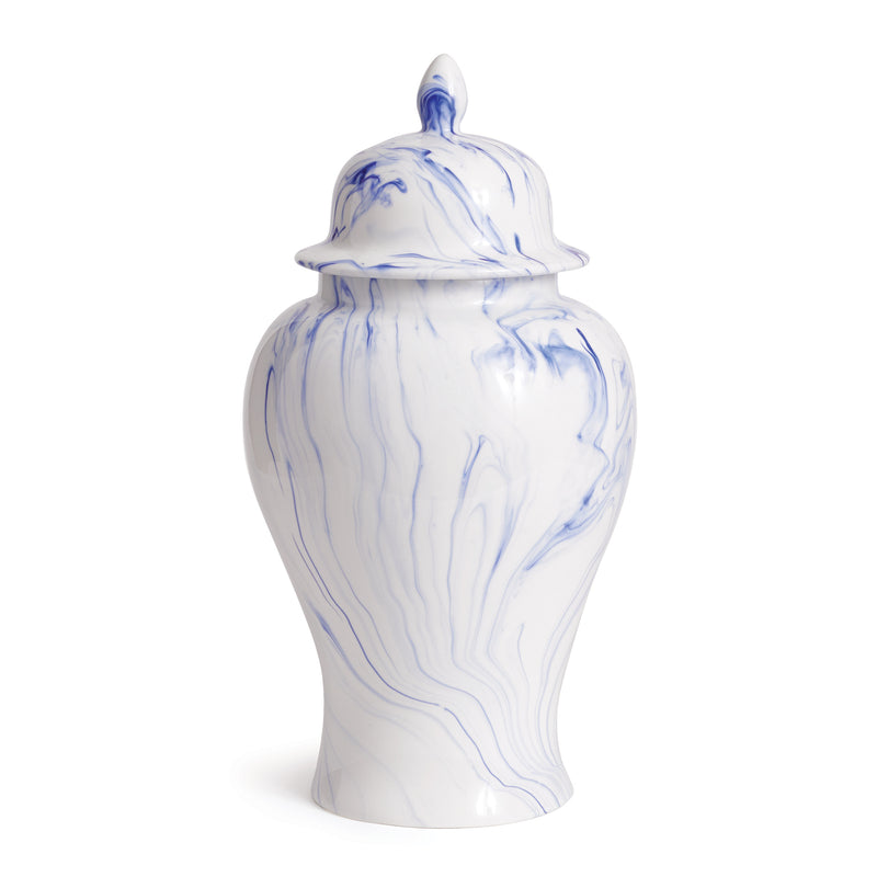 NAPA Home & Garden, BARCLAY BUTERA MARBLEIZED GINGER JAR LARGE,SN415