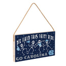University of North Carolina Halloween Wood Wall Sign, 6x11
