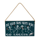 Philadelphia Eagles Halloween Wood Wall Sign, 6x11